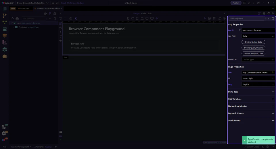 Screenshot: Where it shows up