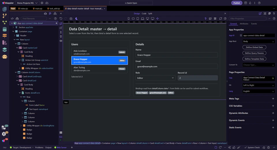 Screenshot: Next steps