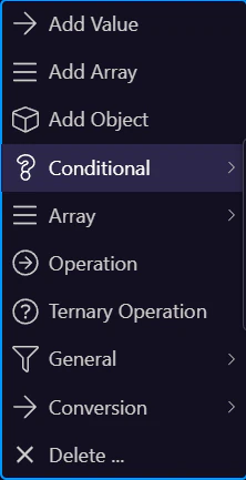 Screenshot: What’s in the menu