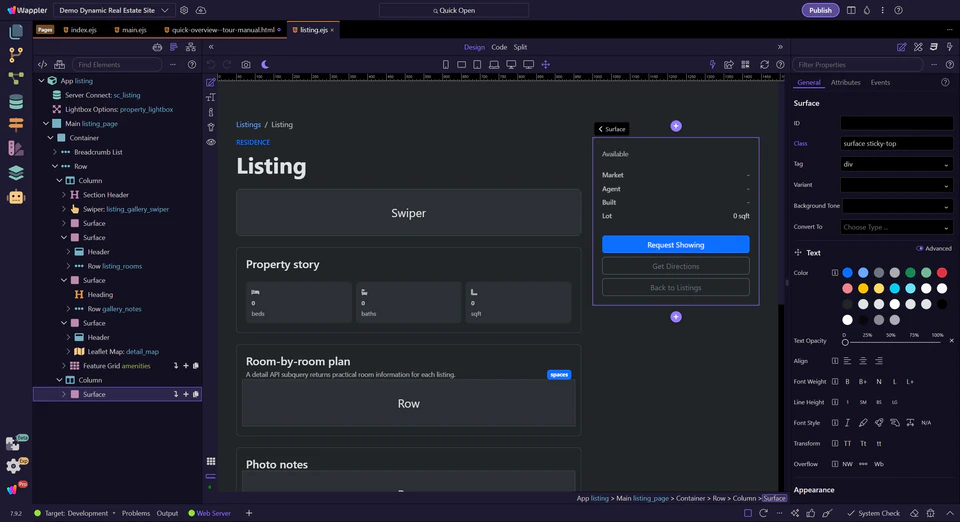Screenshot: Next steps