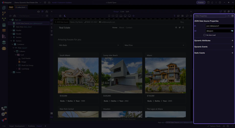 Screenshot: Orient yourself in Properties panel