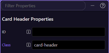 Screenshot: Explore the text binding properties