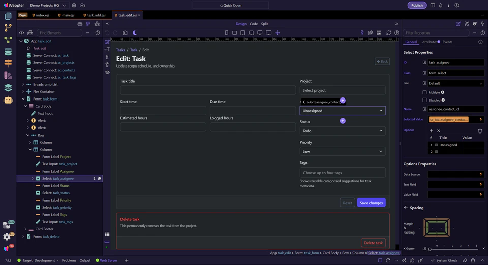 Screenshot: Next steps