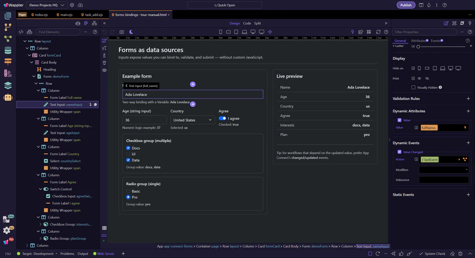 Screenshot: Next steps