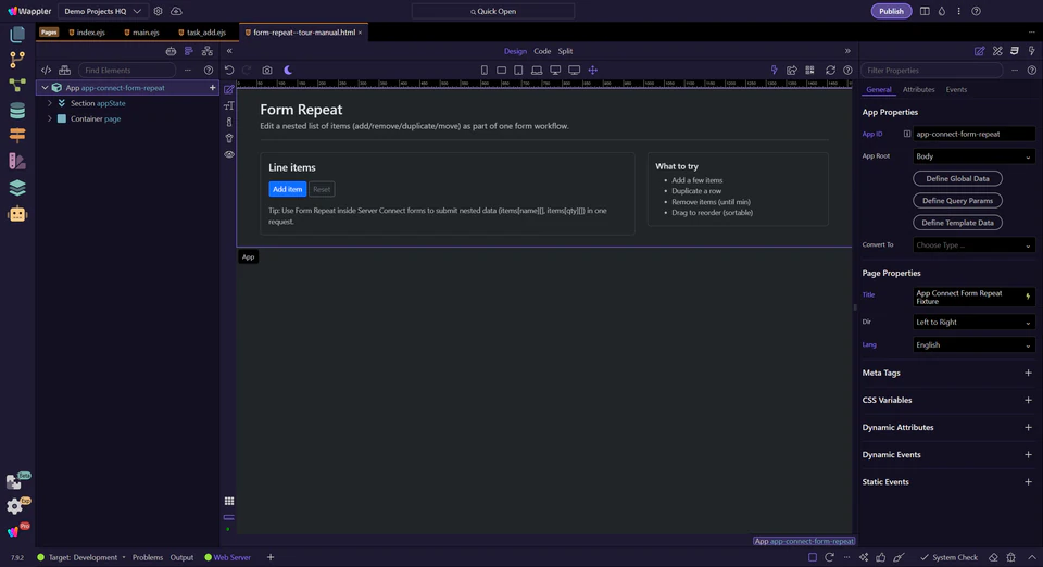 Screenshot: What it solves