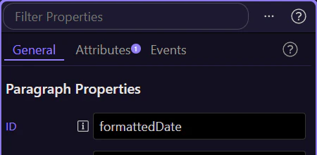 Screenshot: Select the displayed text