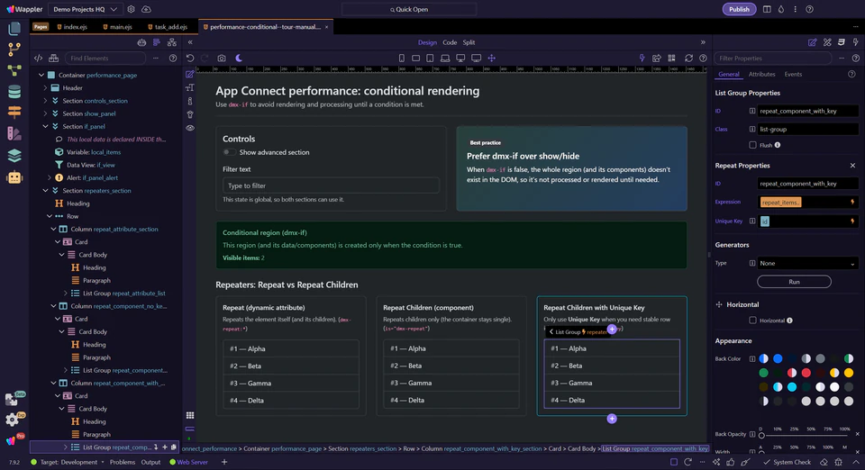 Screenshot: Next steps