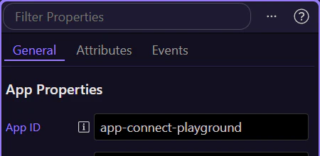 Screenshot: Actions Picker and action inputs