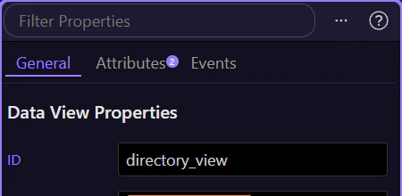 Screenshot: The filtered count should come from the derived view, not the raw source