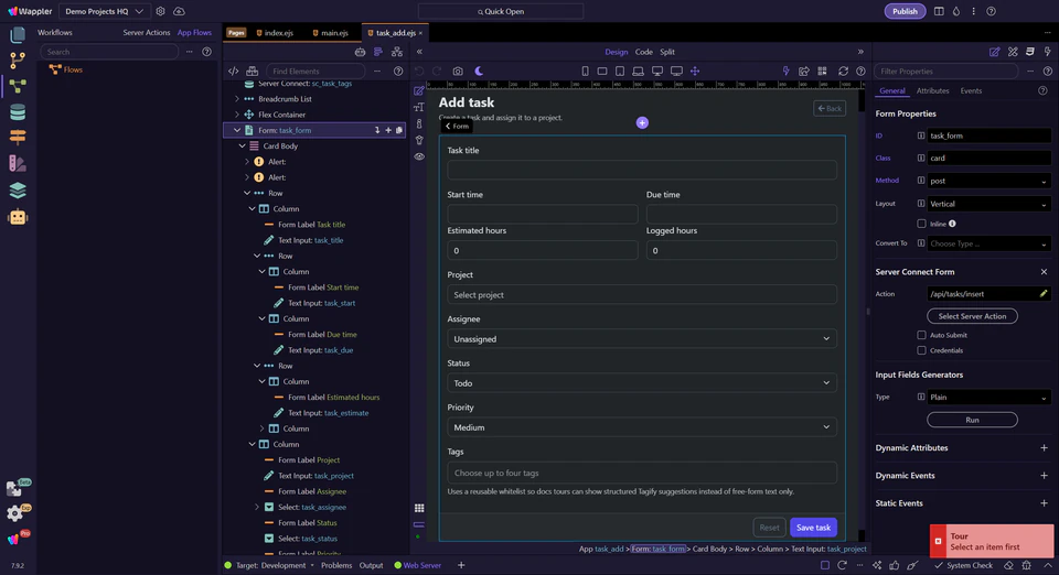 Screenshot: Next steps