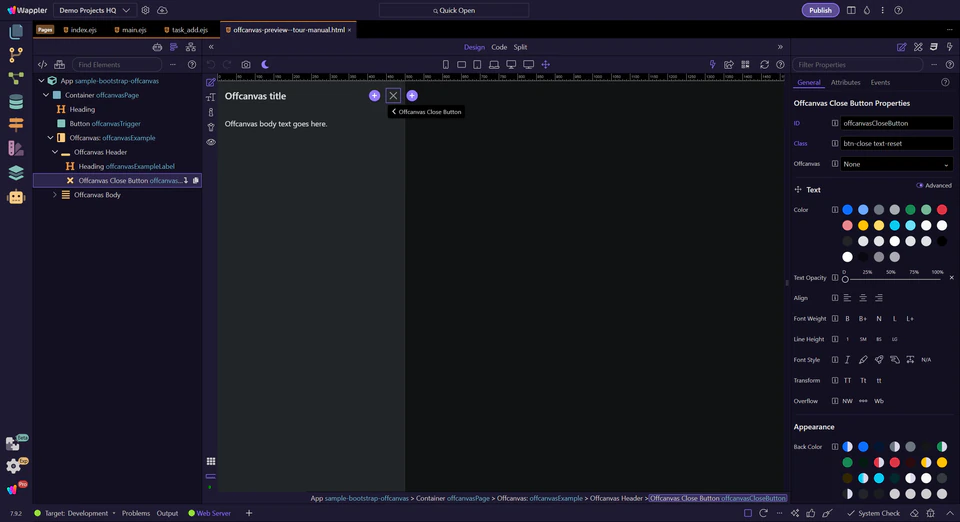 Screenshot: Practical tips