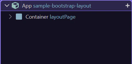 Screenshot: App Root