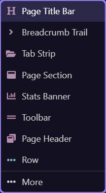 Screenshot: Feature Grid is already in the suggested list
