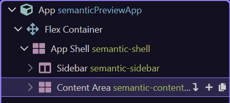 Screenshot: Stay on the inserted grid row