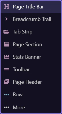 Screenshot: Feature Item is already suggested
