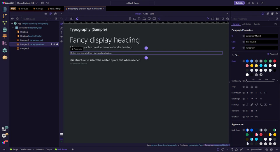 Screenshot: Next steps