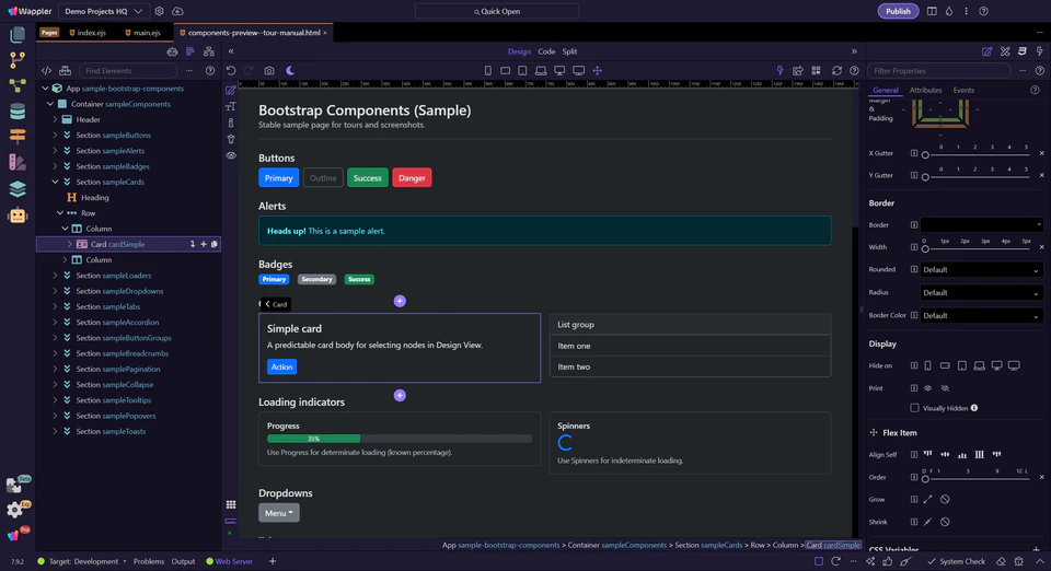 Screenshot: Next steps