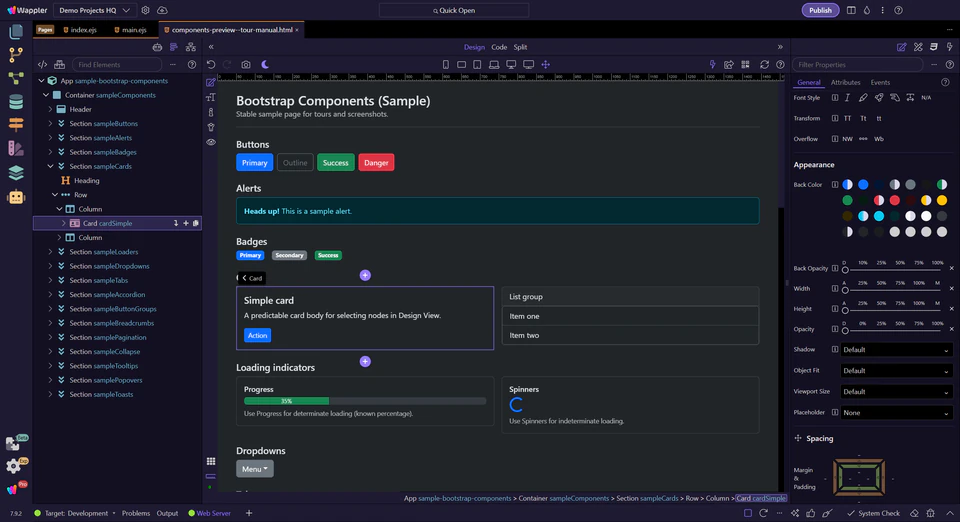 Screenshot: Next steps