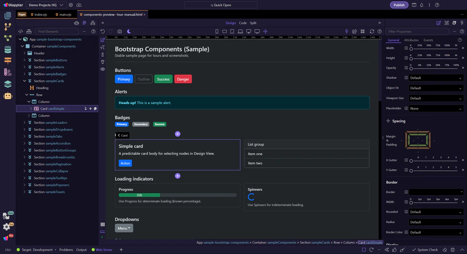 Screenshot: Next steps