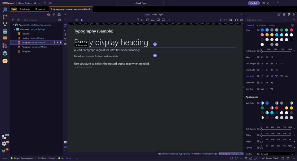 Screenshot: Next steps