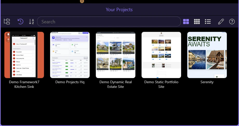 Screenshot: Bootstrap 5 is a complete Mobile-project choice