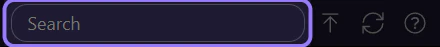 Screenshot: Search