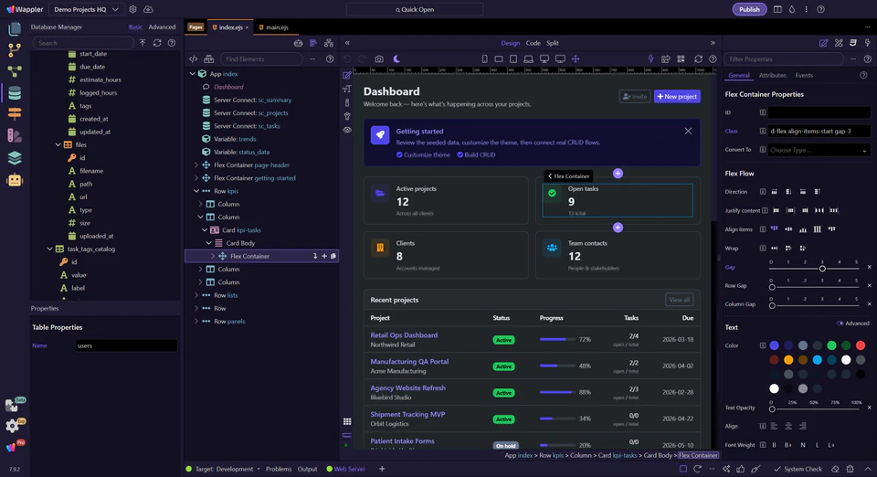 Screenshot: Next steps