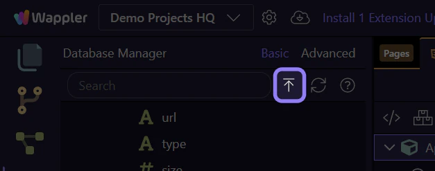 Screenshot: Apply Database Changes turns your design into tracked schema changes