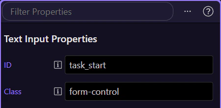 Screenshot: Time Picker turns the control into a schedule field