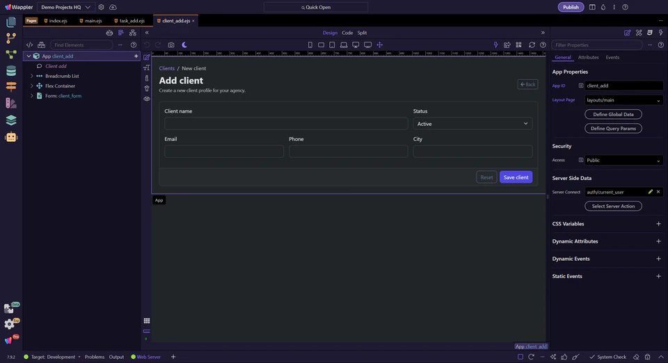 Screenshot: Plain fields still need deliberate choices