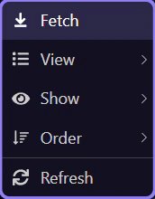 Screenshot: Advanced menu options help isolate the merge path