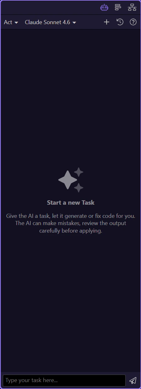 Screenshot: Conversation area