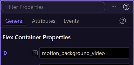 Screenshot: Assign a stable component ID so the structure stays readable