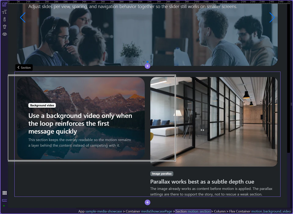Screenshot: Continue into adjacent media decisions