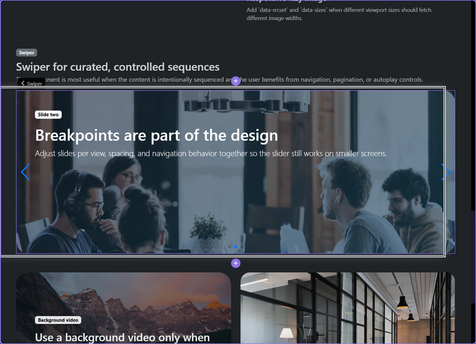 Screenshot: Continue into adjacent media decisions