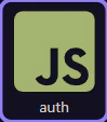Screenshot: `auth.ejs` is the focused access shell