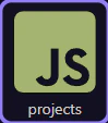 Screenshot: `projects.ejs` is the collection page