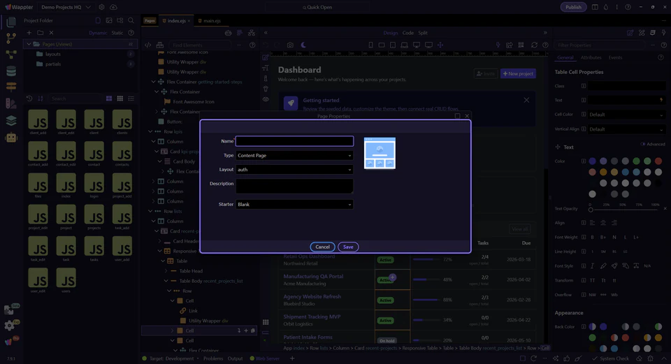 Screenshot: Close the dialog for now