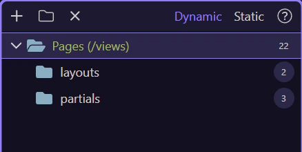 Screenshot: Continue from Pages Manager
