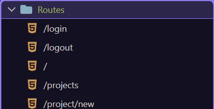 Screenshot: Close the route context menu
