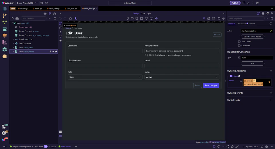 Screenshot: Next steps