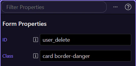 Screenshot: Current-user context prevents deleting your own account here
