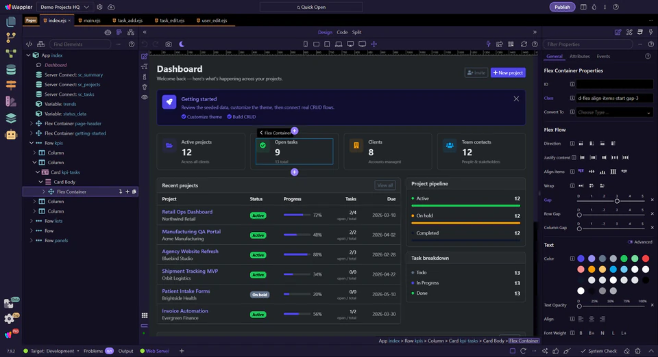 Screenshot: Next steps
