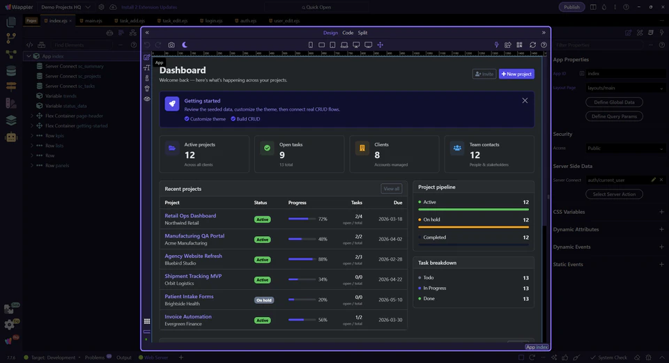 Screenshot: Switch to the shared shell to see where admin users diverge