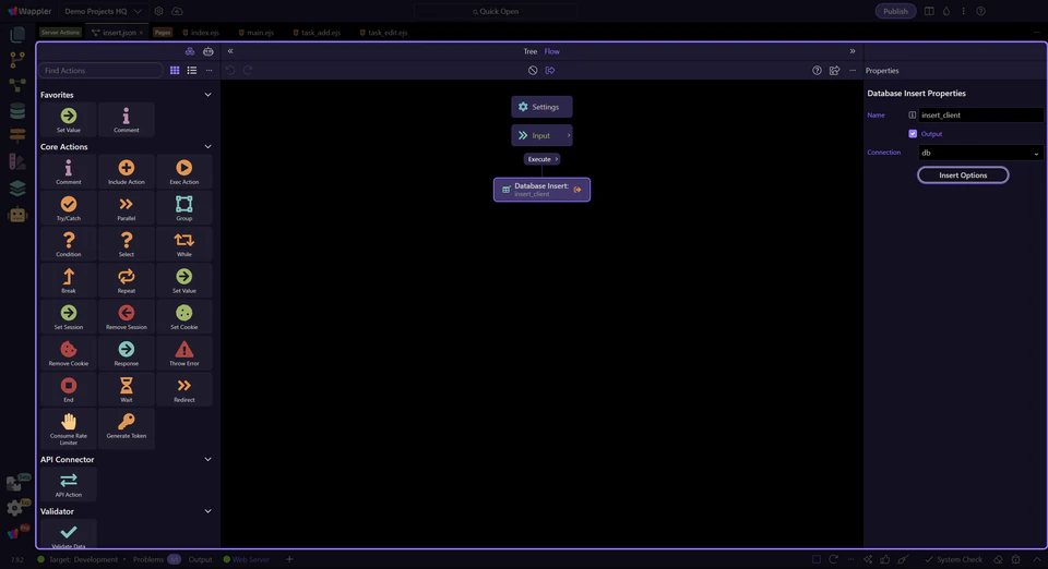 Screenshot: Next steps