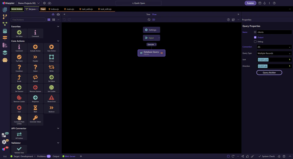Screenshot: Next steps