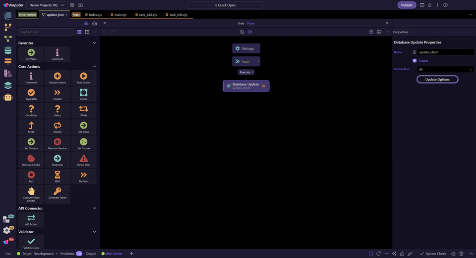 Screenshot: Next steps