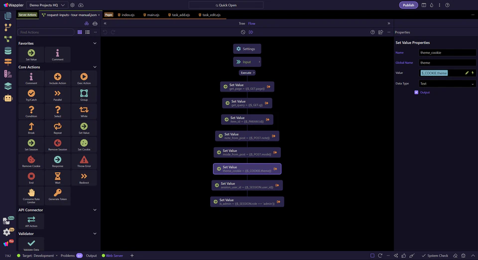 Screenshot: Next steps