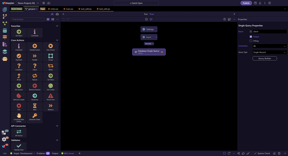 Screenshot: Next steps