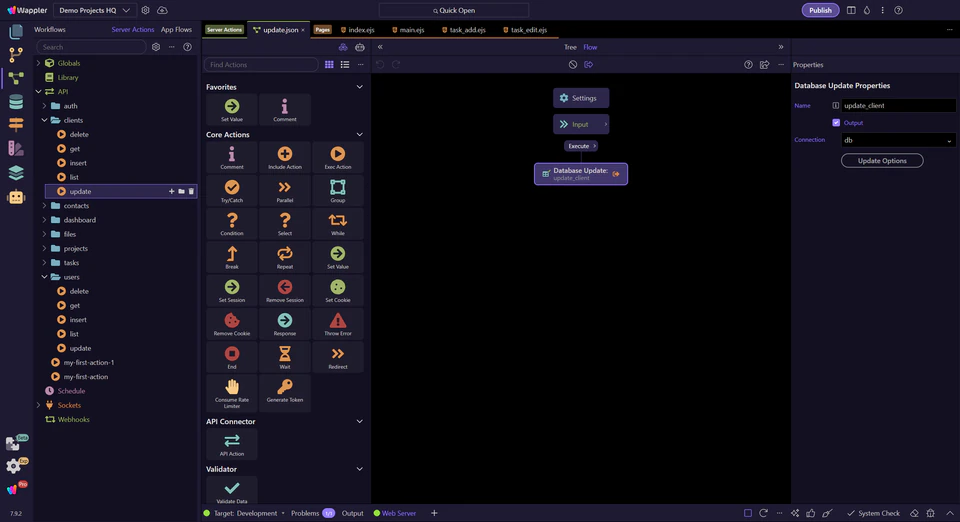 Screenshot: Literals vs expressions